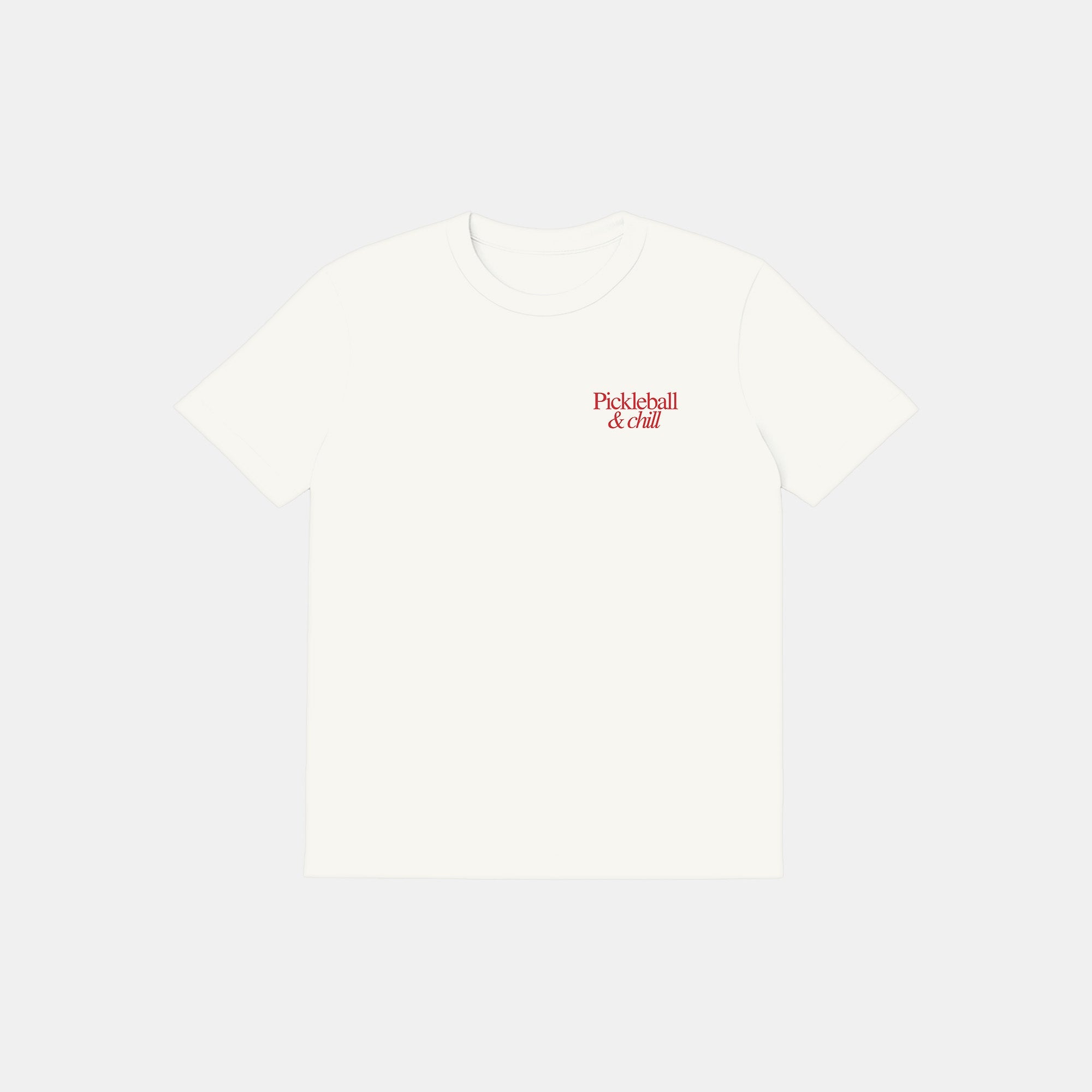 Pickleball & Chill Tee (Red)