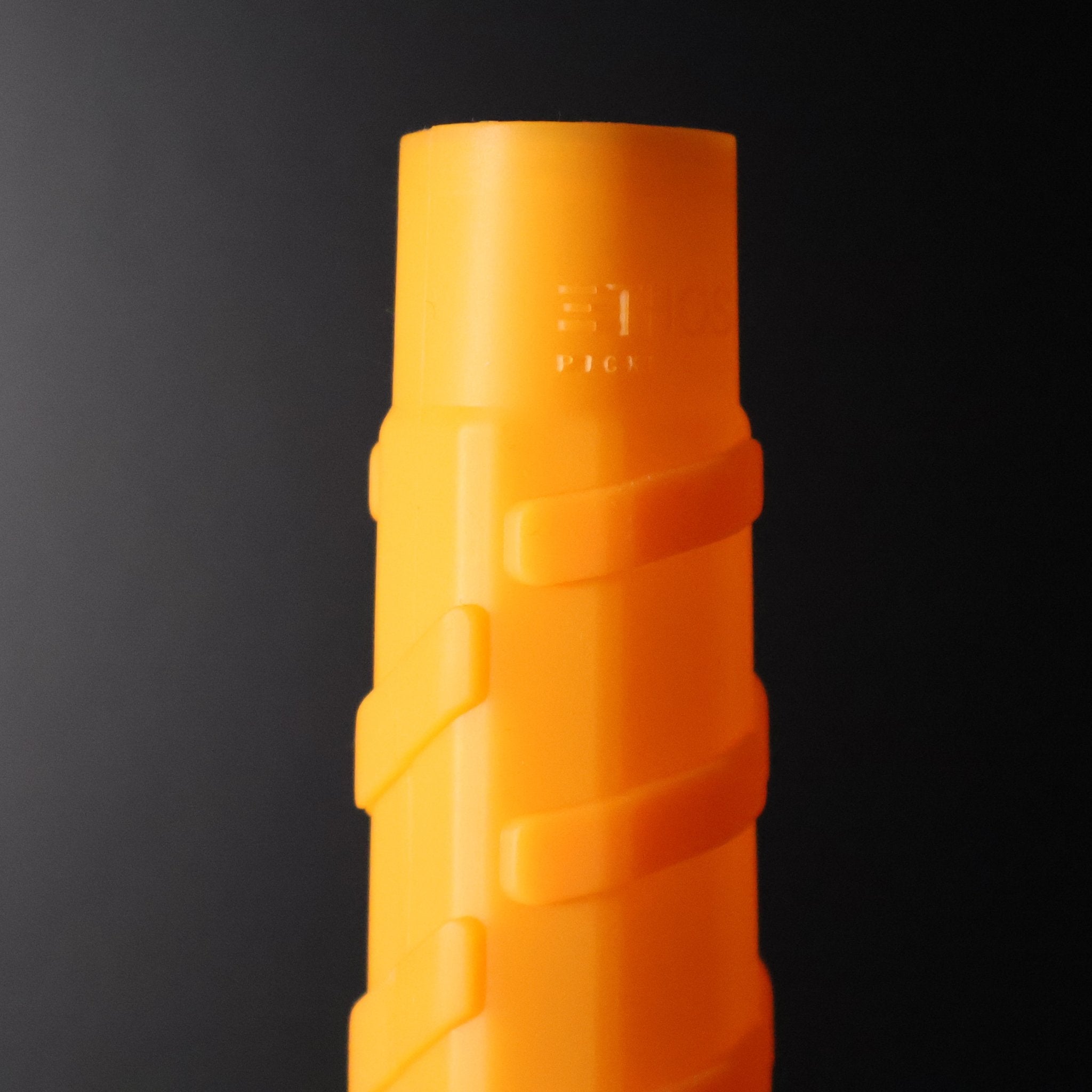 Orange Pro Undergrip by Ethos Pickleball, featuring a ribbed texture and embossed branding.