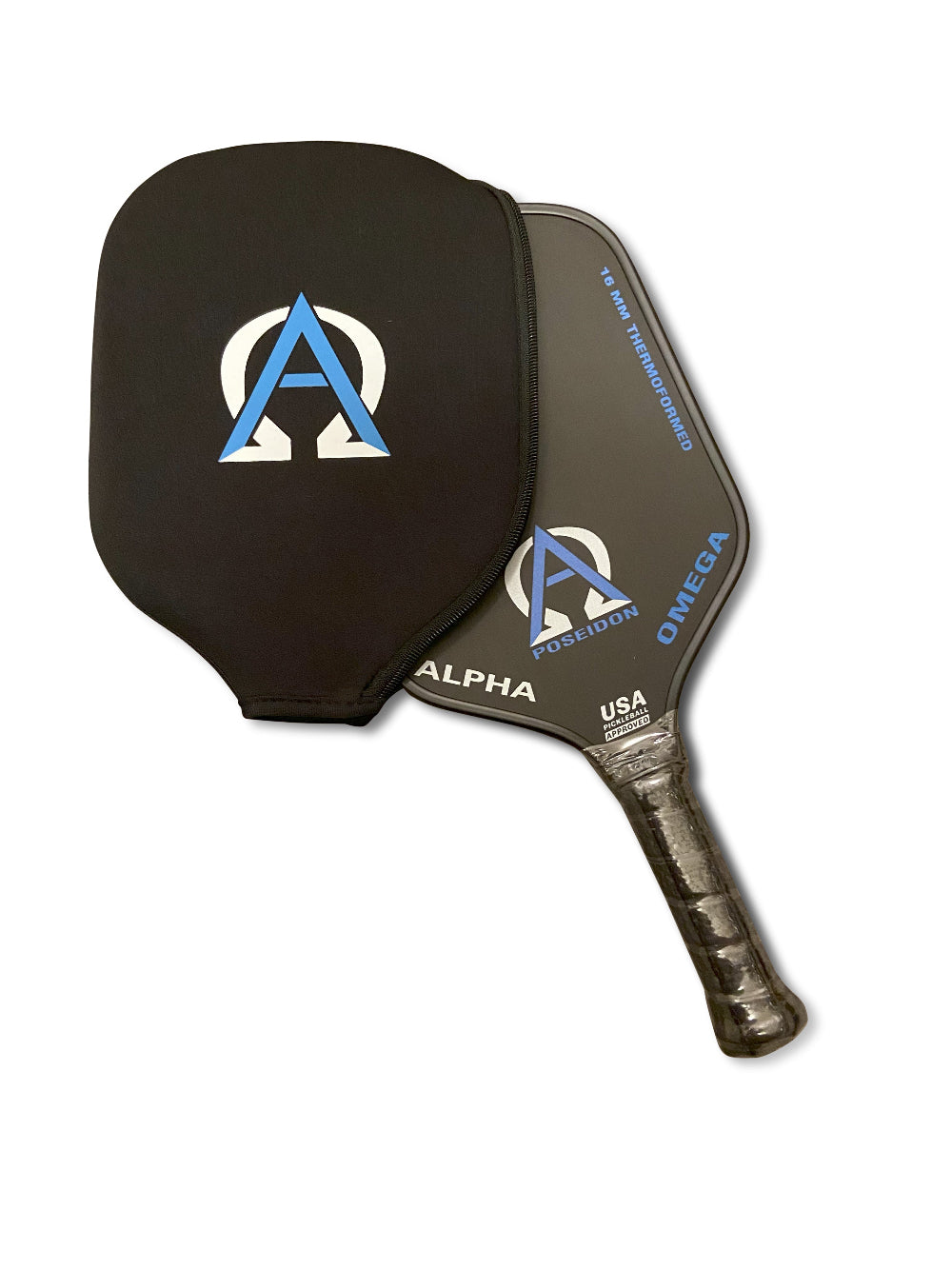 Pickleball paddle and paddle cover.