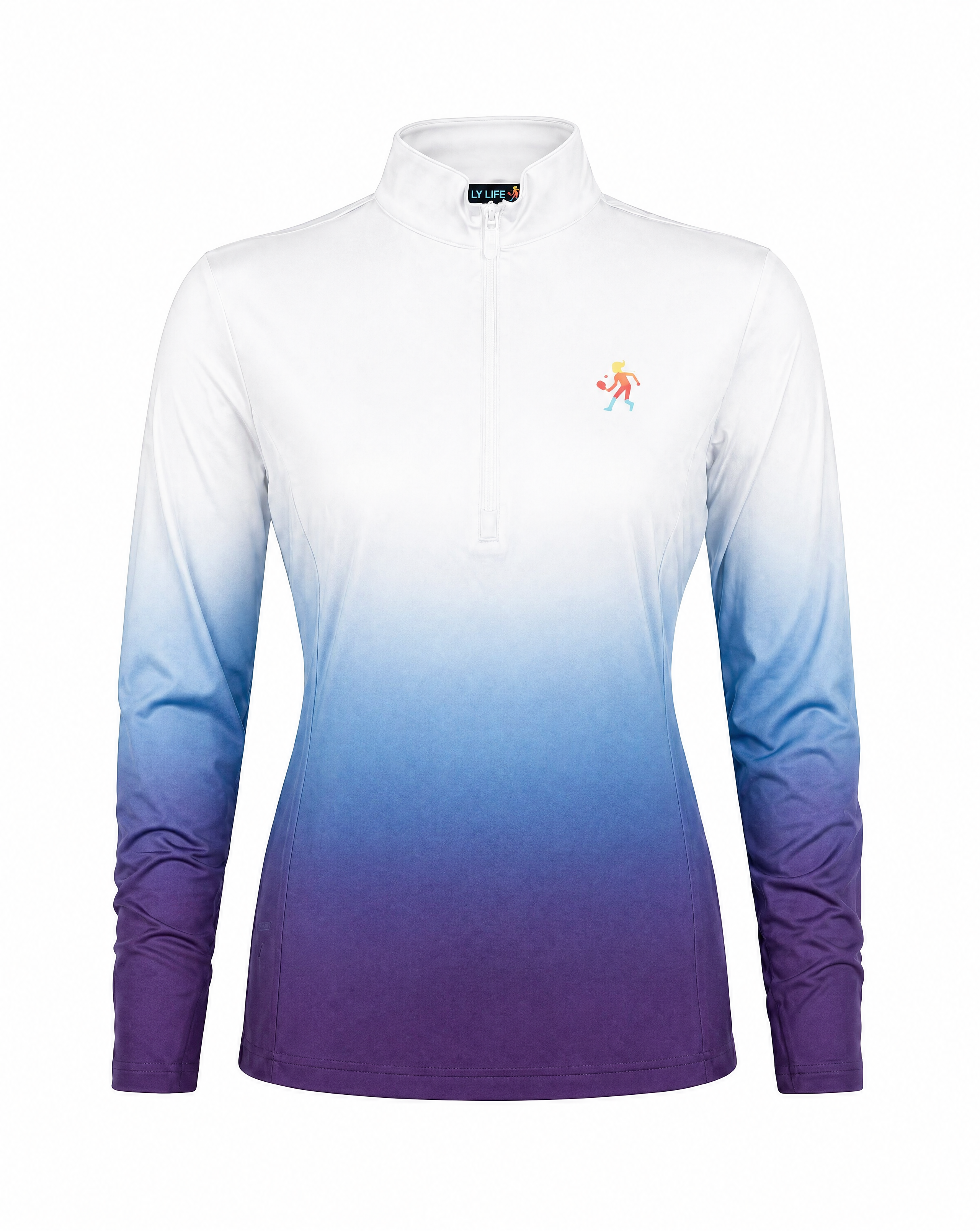 Women's Dip Dye Performance 1/4 Zip Pullover