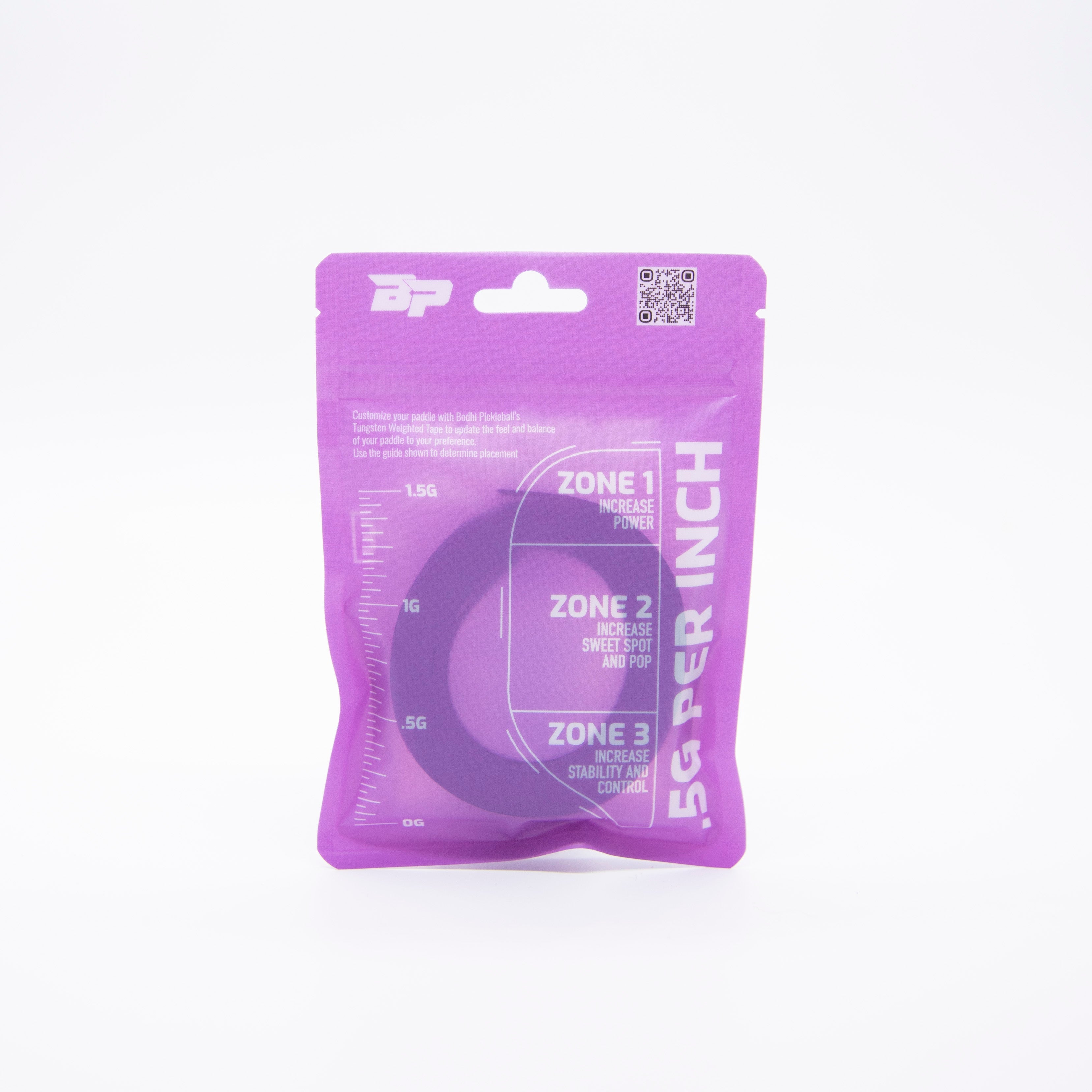 Purple package of pickleball paddle tape.