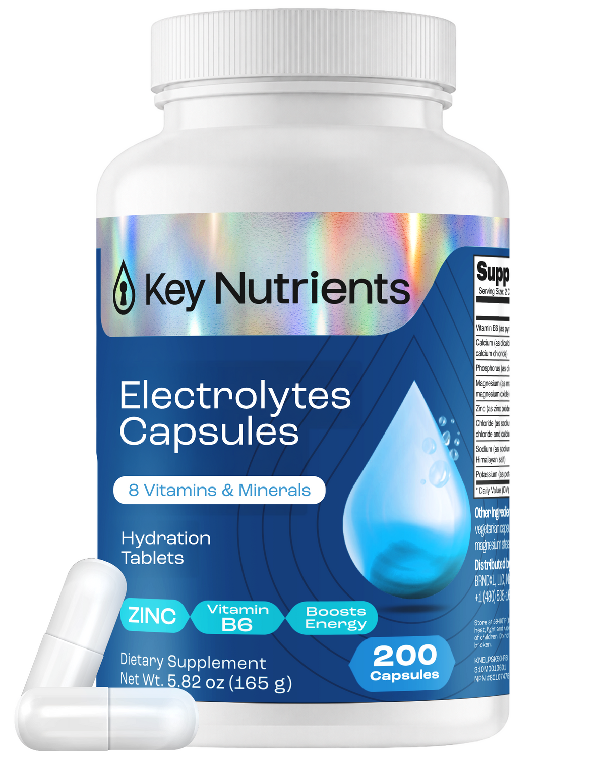 Electrolyte Hydration Pills (capsule form)