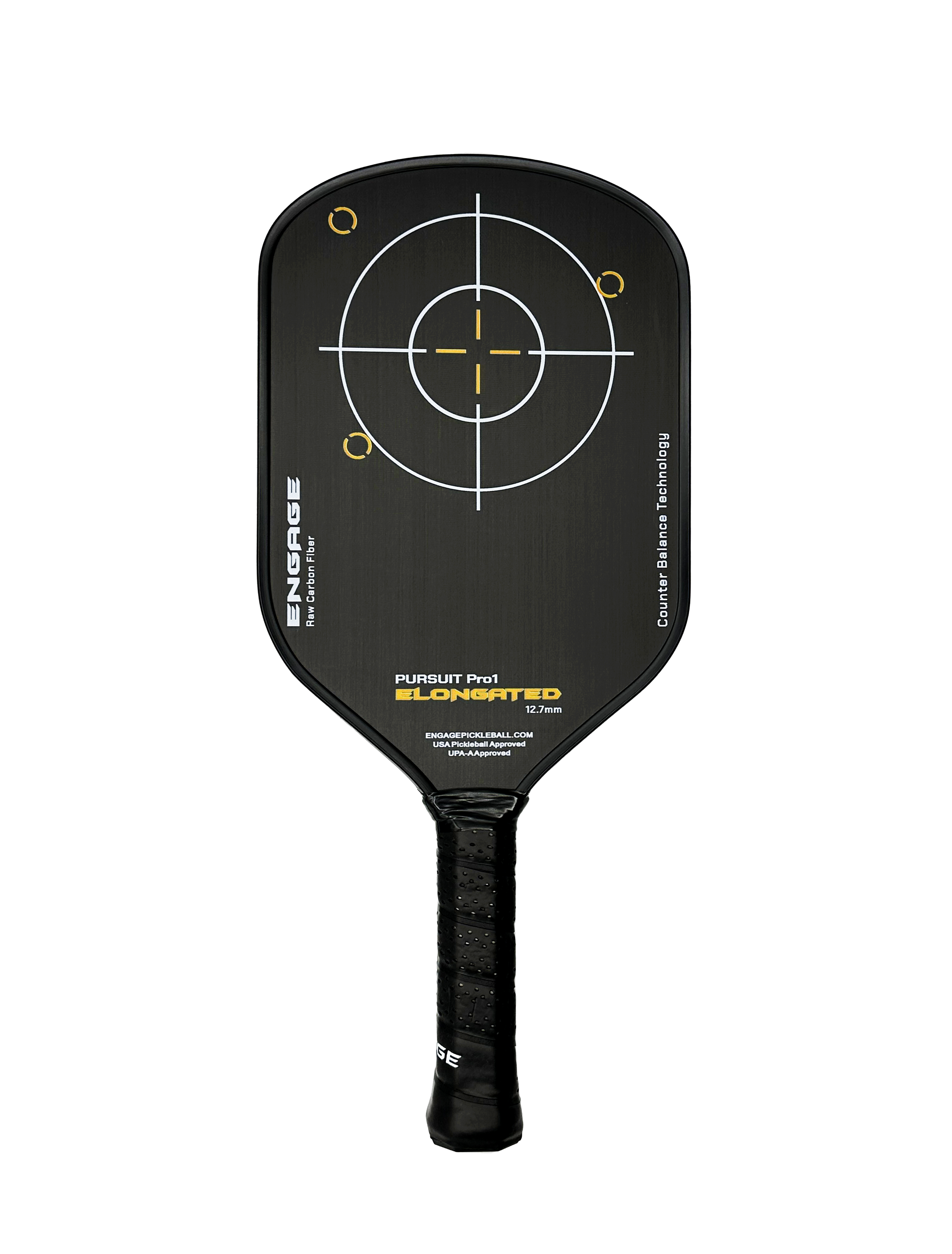 NEW GRAPHIC. Pursuit Pro1 Elongated 12.7 Power Series | Raw Carbon Fiber