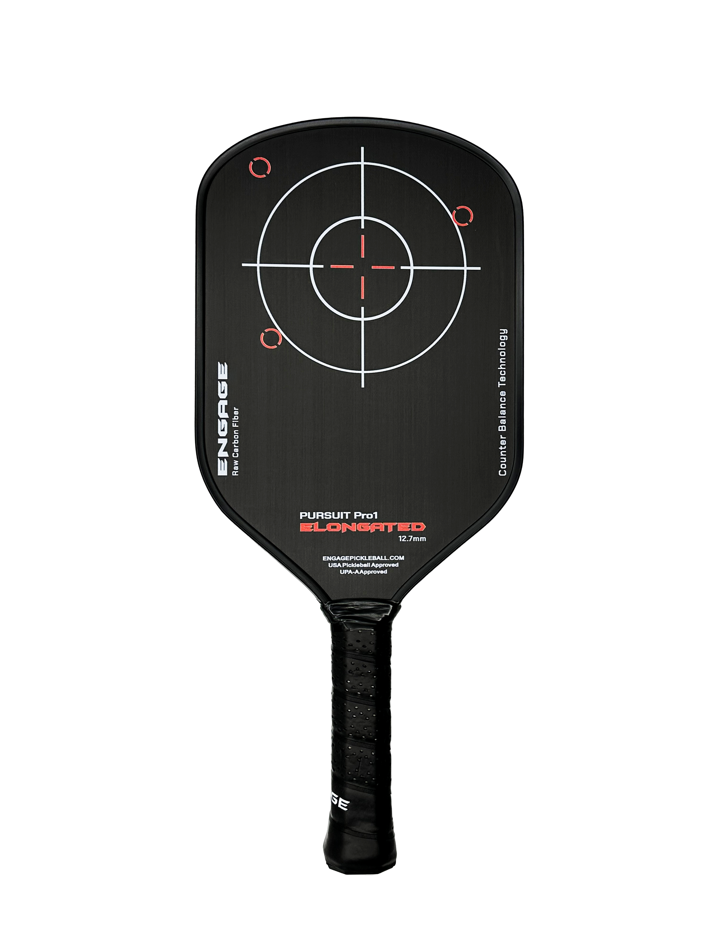 NEW GRAPHIC. Pursuit Pro1 Elongated 12.7 Power Series | Raw Carbon Fiber