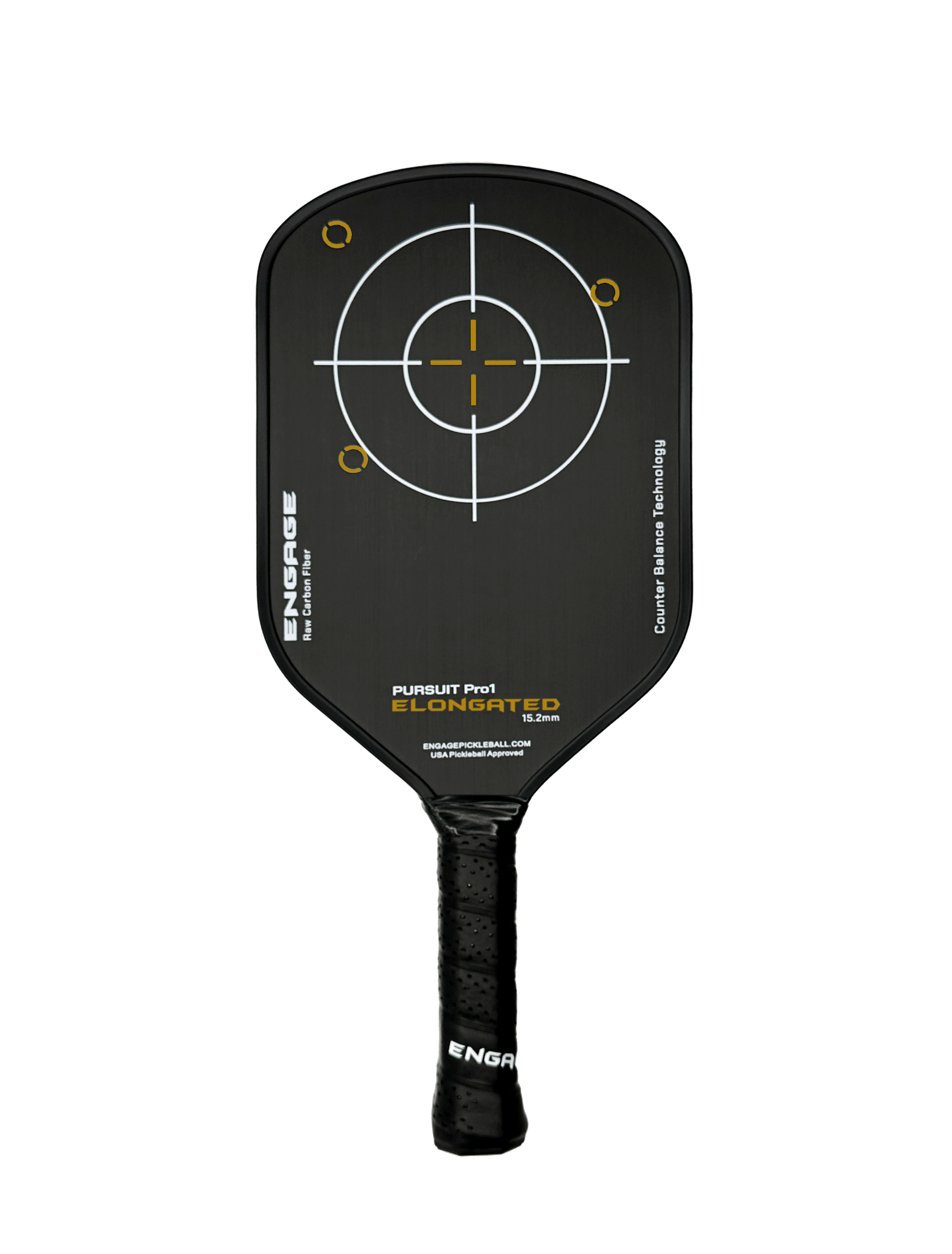 NEW GRAPHIC. Pursuit Pro1 Elongated 15.2 Power Series | Raw Carbon Fiber