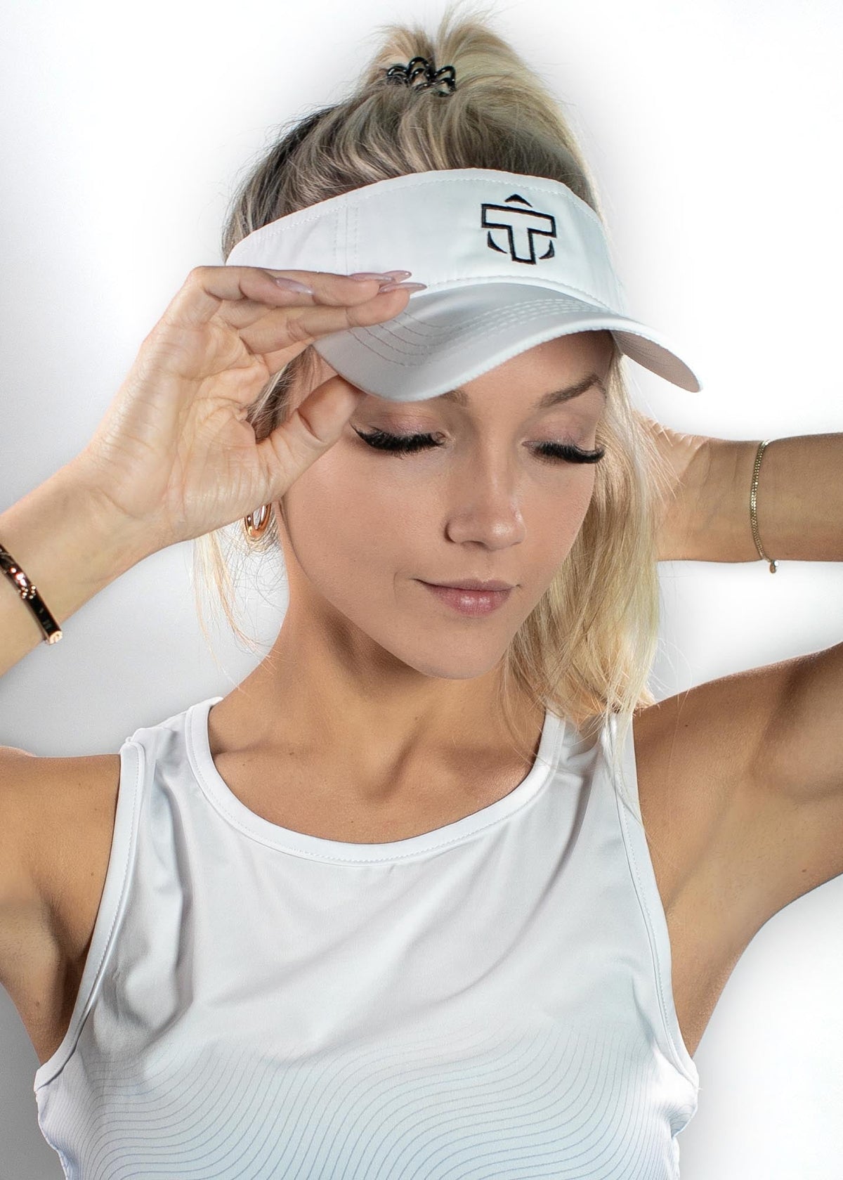 TMPR "T" Performance Visor (In black, navy, dusty rose and white)