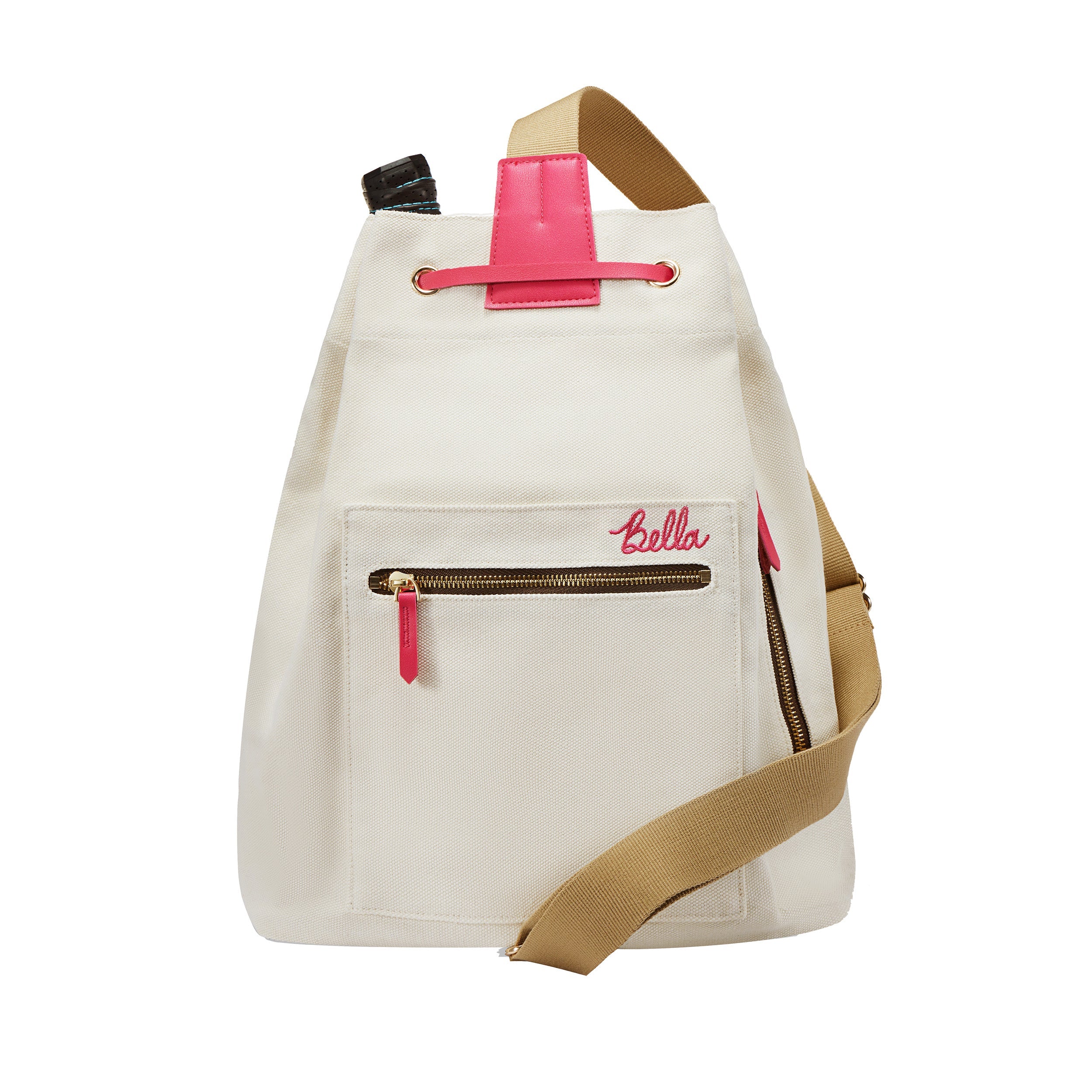 PB Neon Diva Pink Pickleball Drawstring Bag