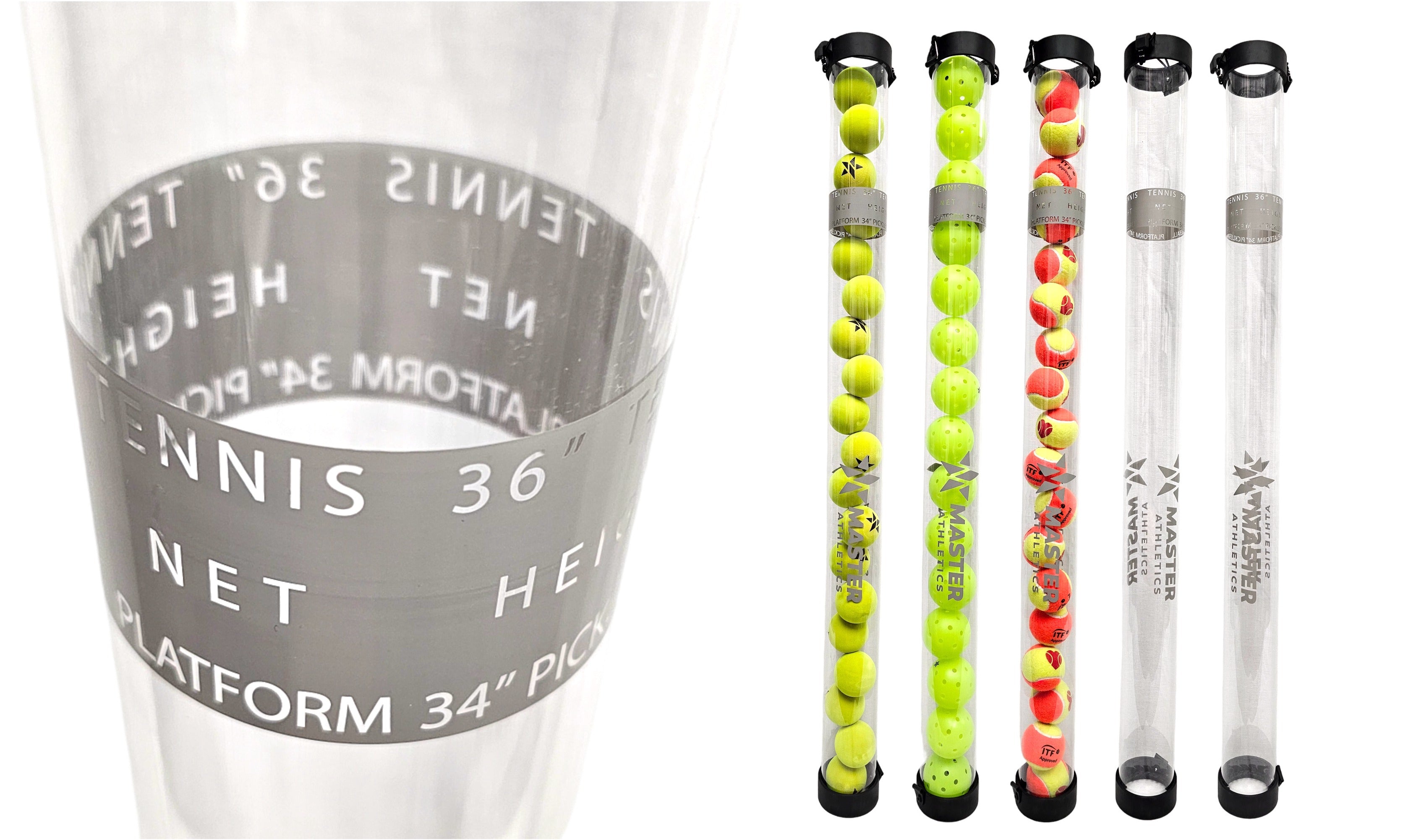 Master Athletics Multi Sport Ball Hopper Ball Tube