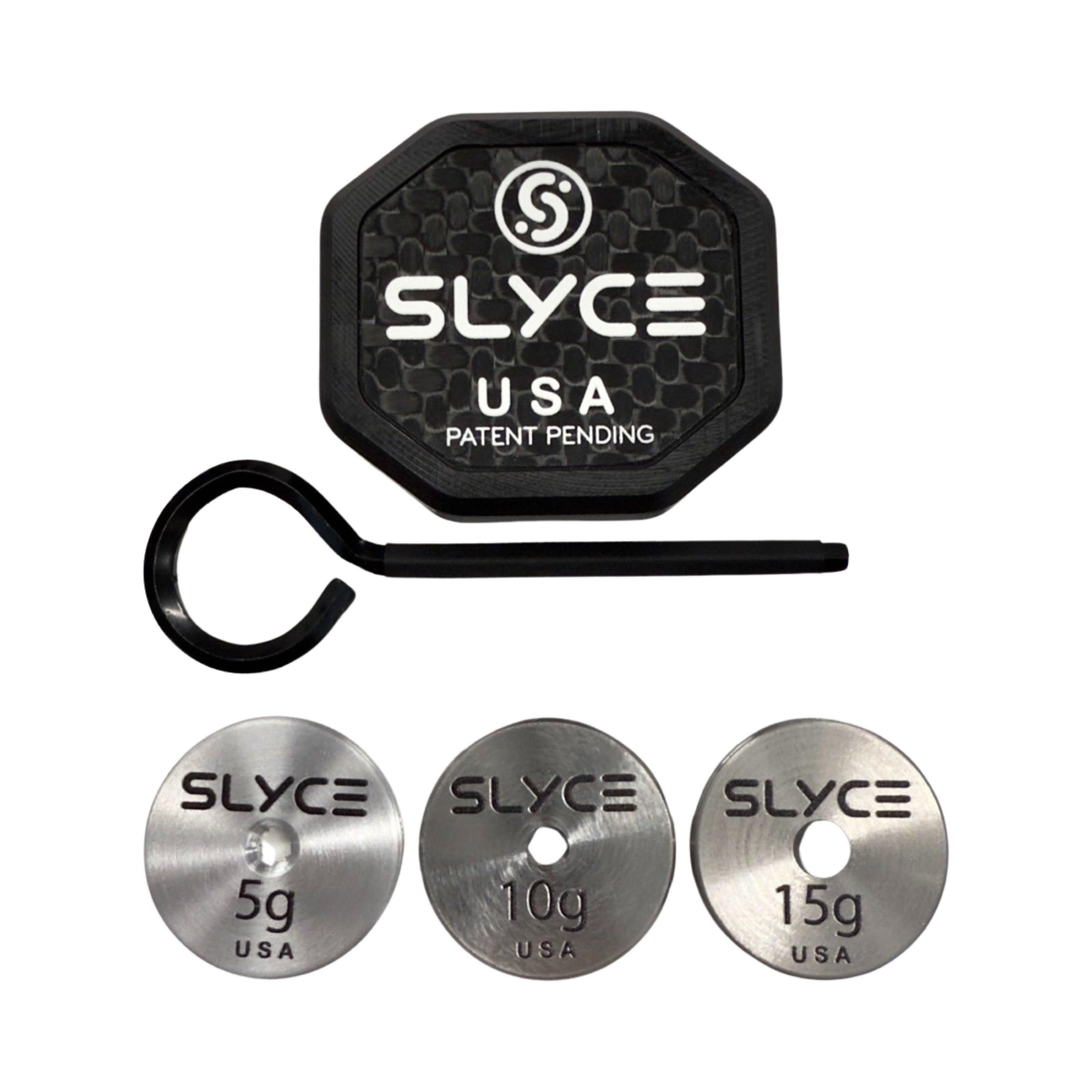 SLYCE Adjustable Weighted SpeedCap LW (15g-30g) Paddle Performance Enhancer**