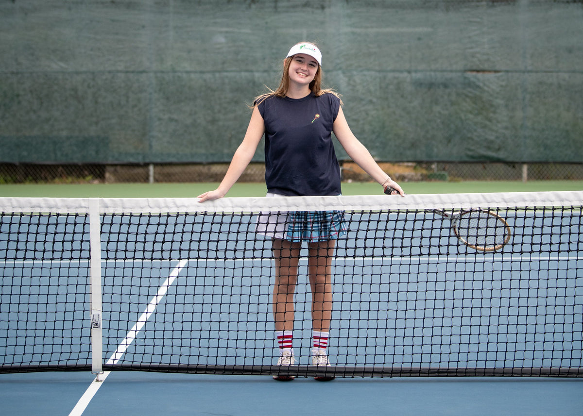 AGGIE BLUE PLAID SKIRT