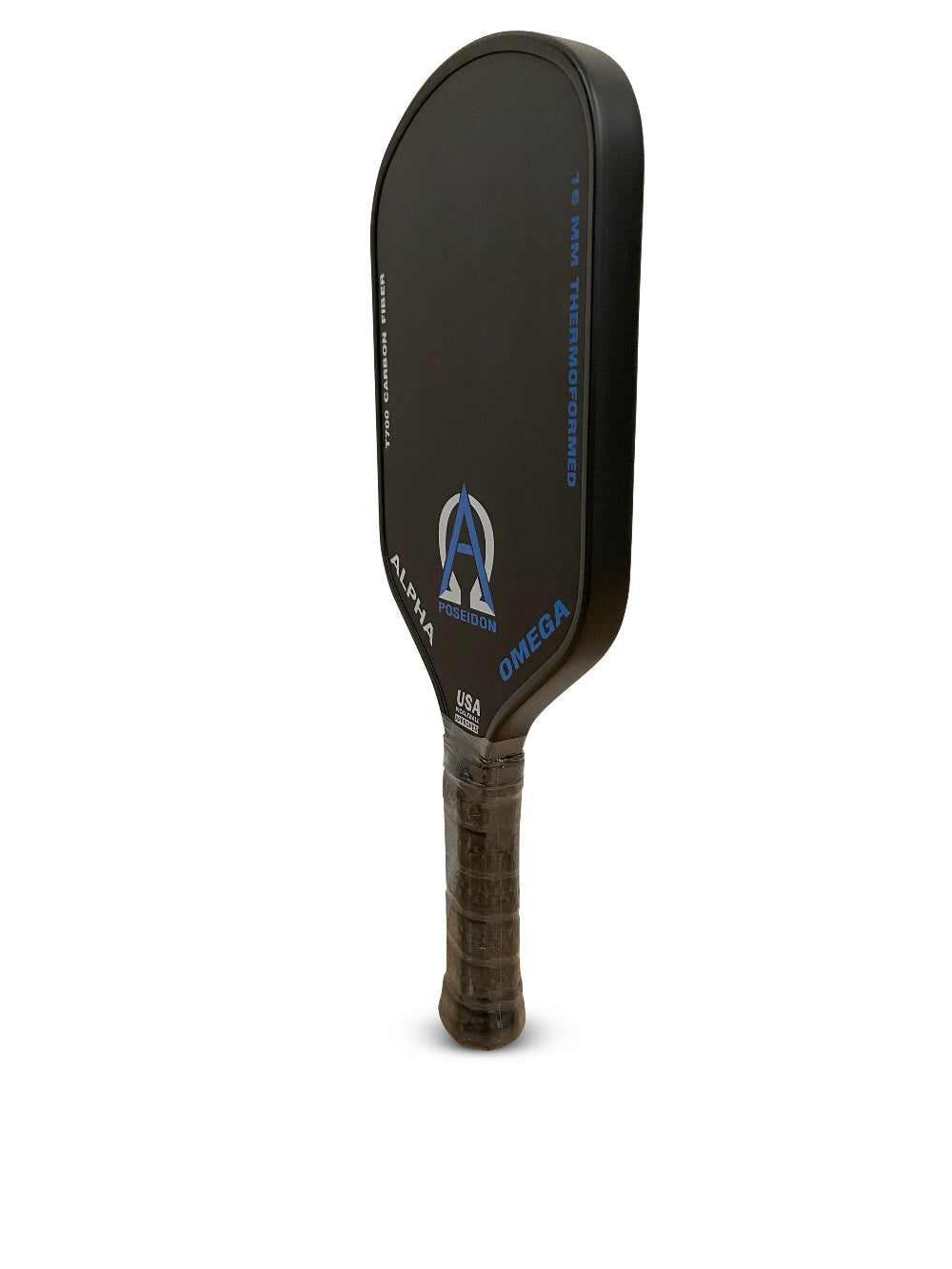 Black and gray pickleball paddle.