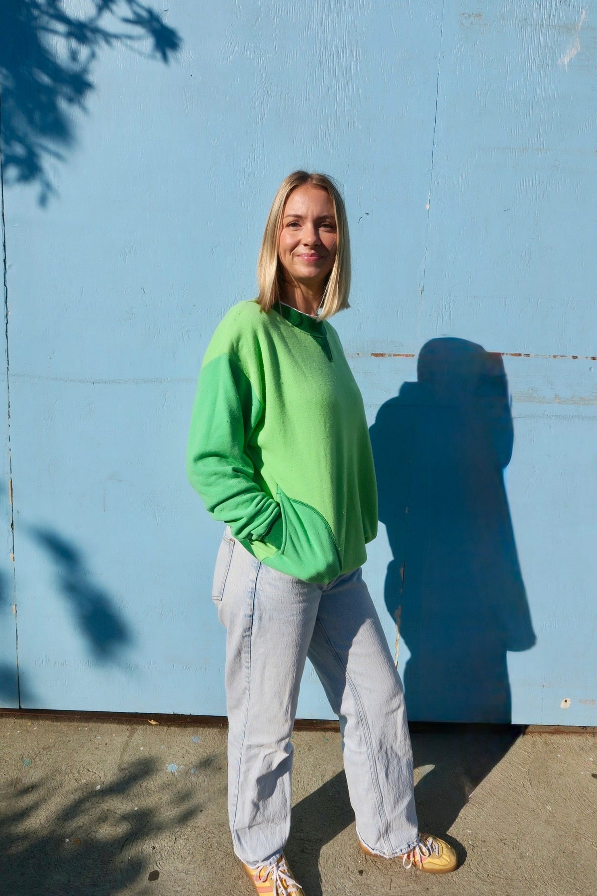 The 50 Shades of Green Pocket Crew (Large and XL's Left)