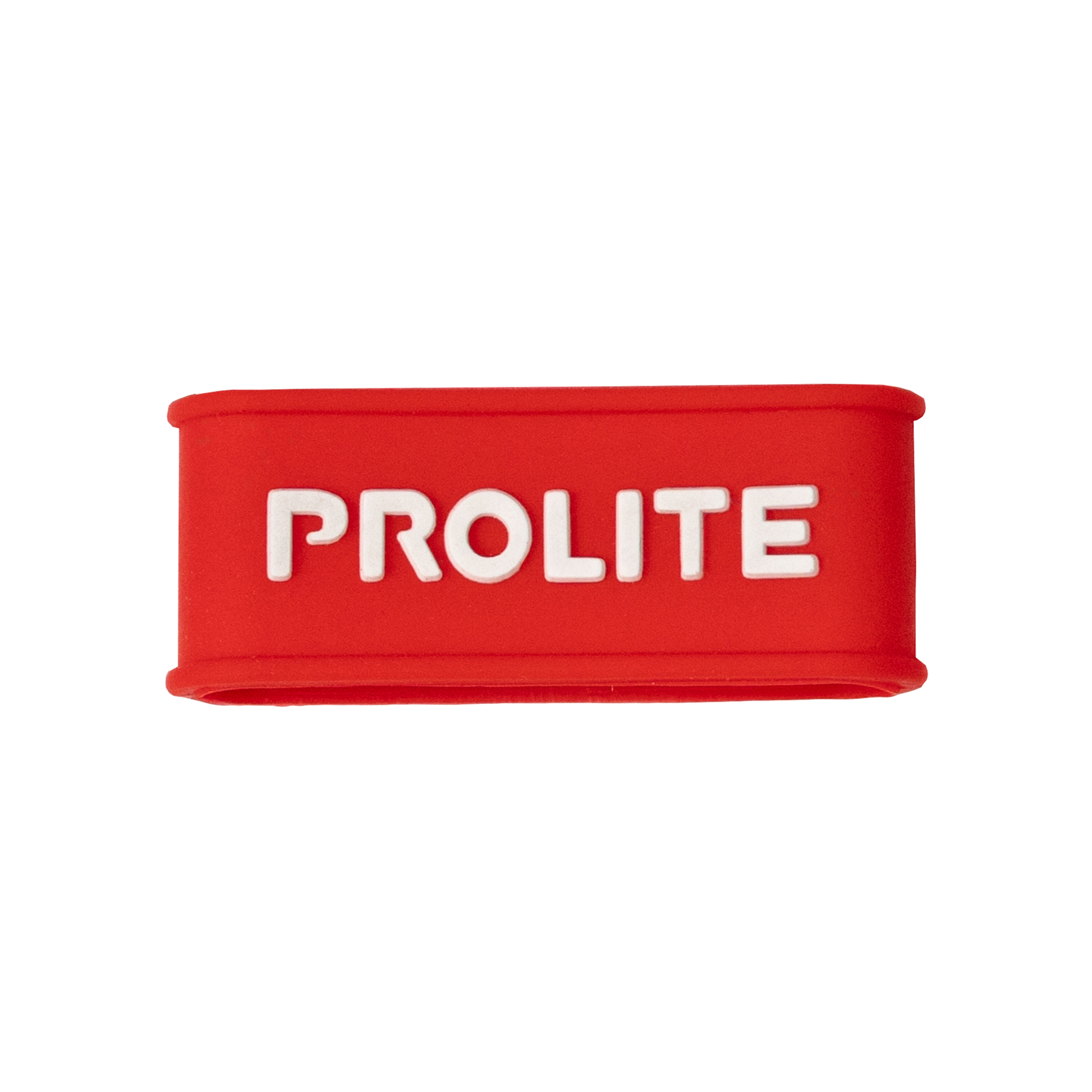 Red wristband with "PROLITE" in white.