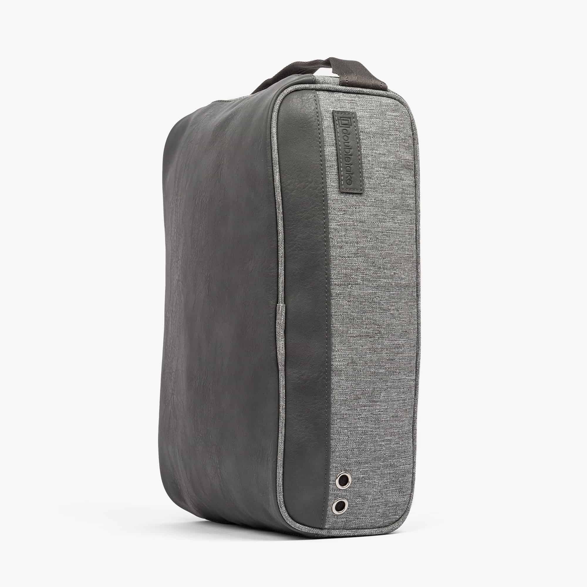 Gray and dark gray carrying case.
