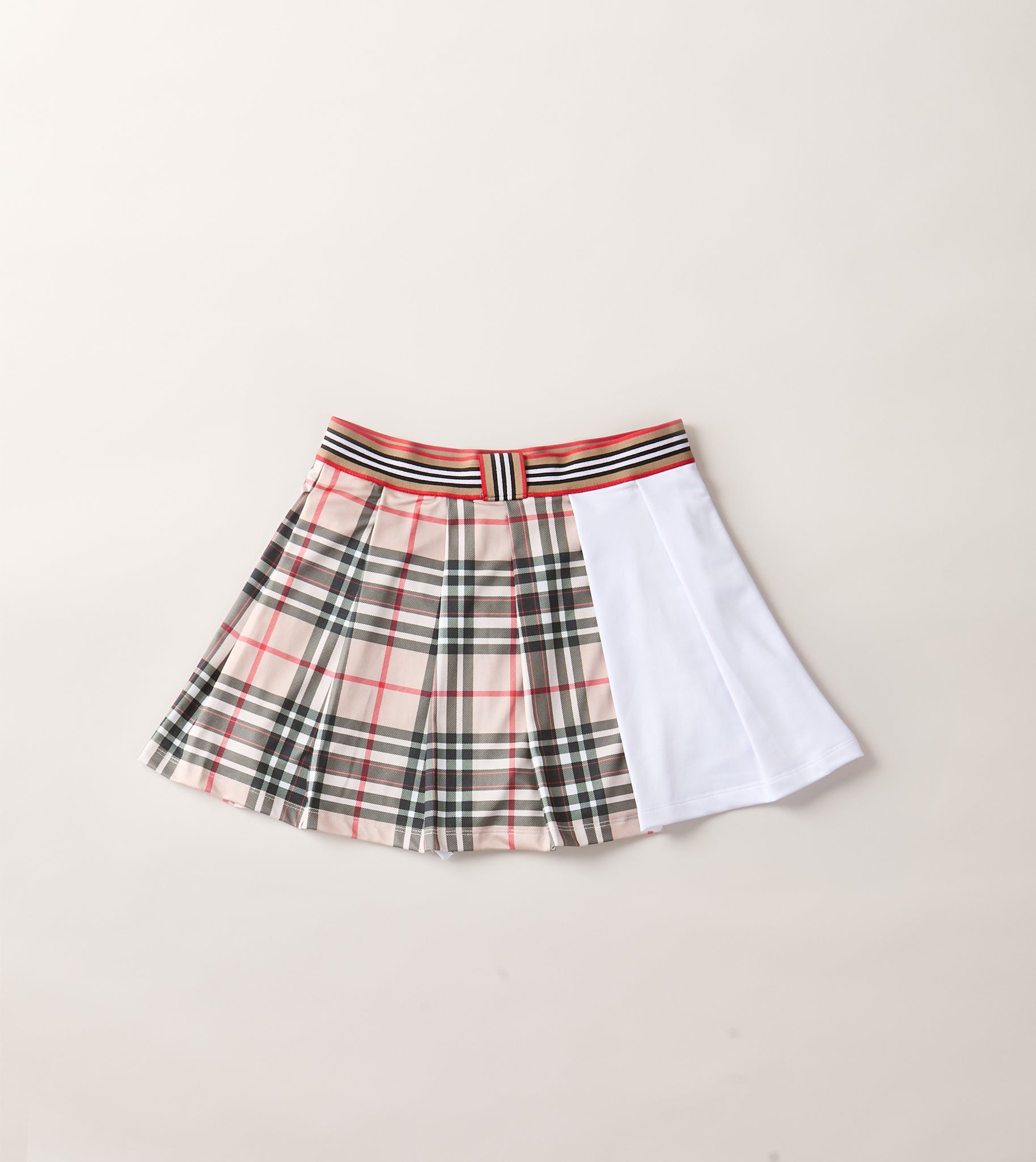AGGIE BROWN PLAID SKIRT