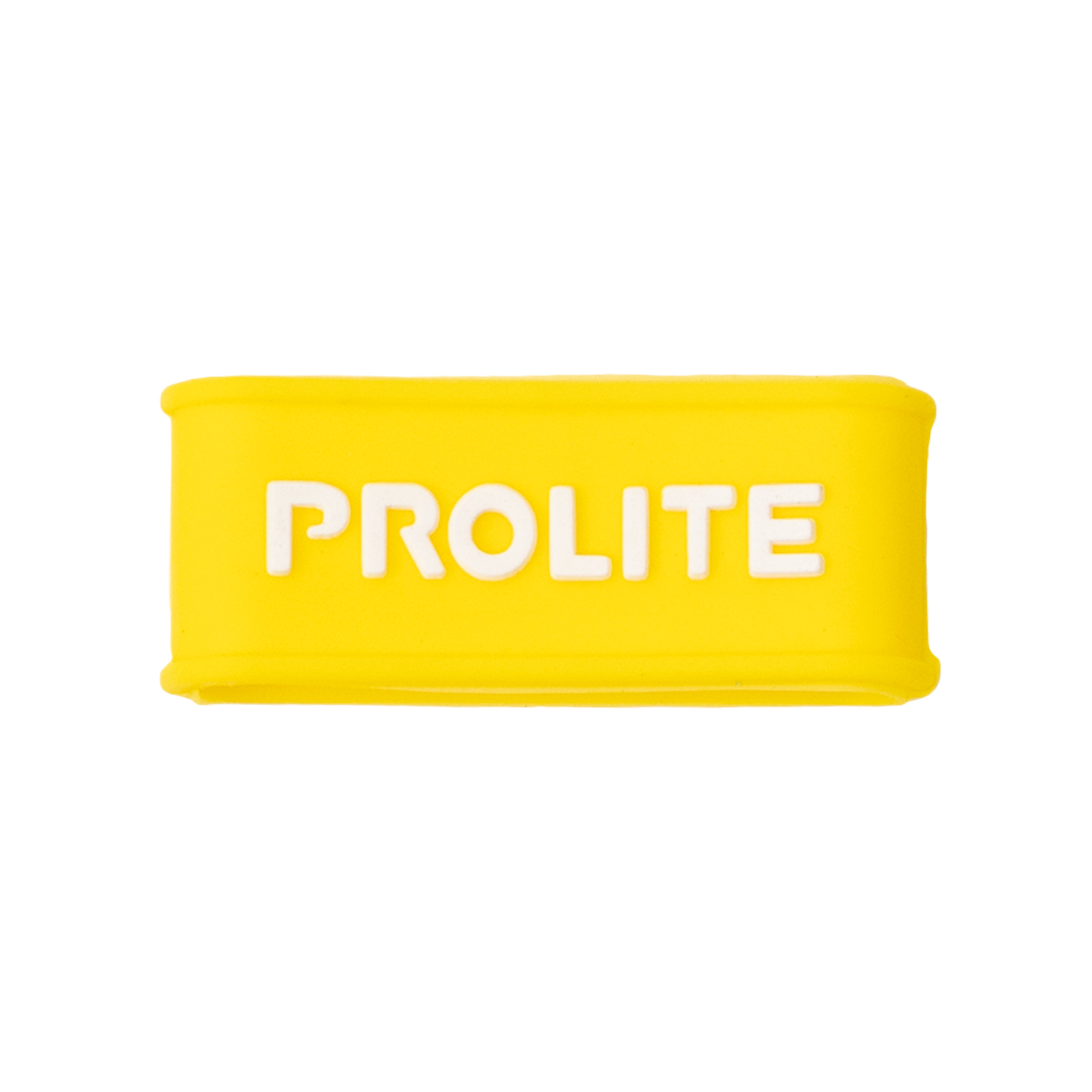 Yellow wristband with "PROLITE" in white text.