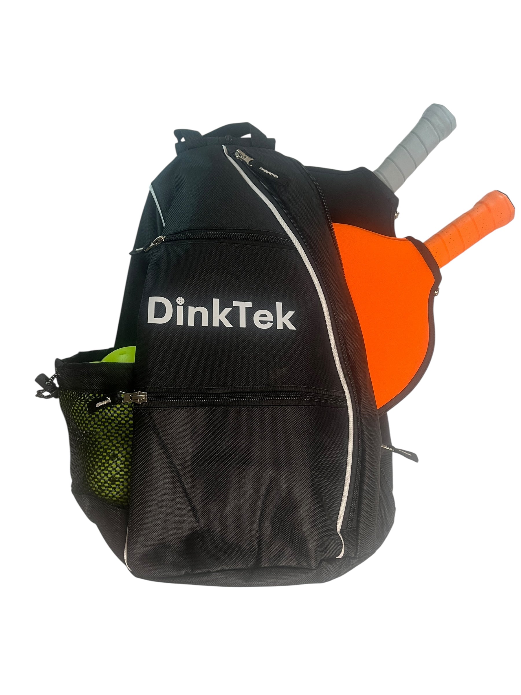 DinkPro Midnight Set (Orange Smash & Silver Strike Paddles + Balls)