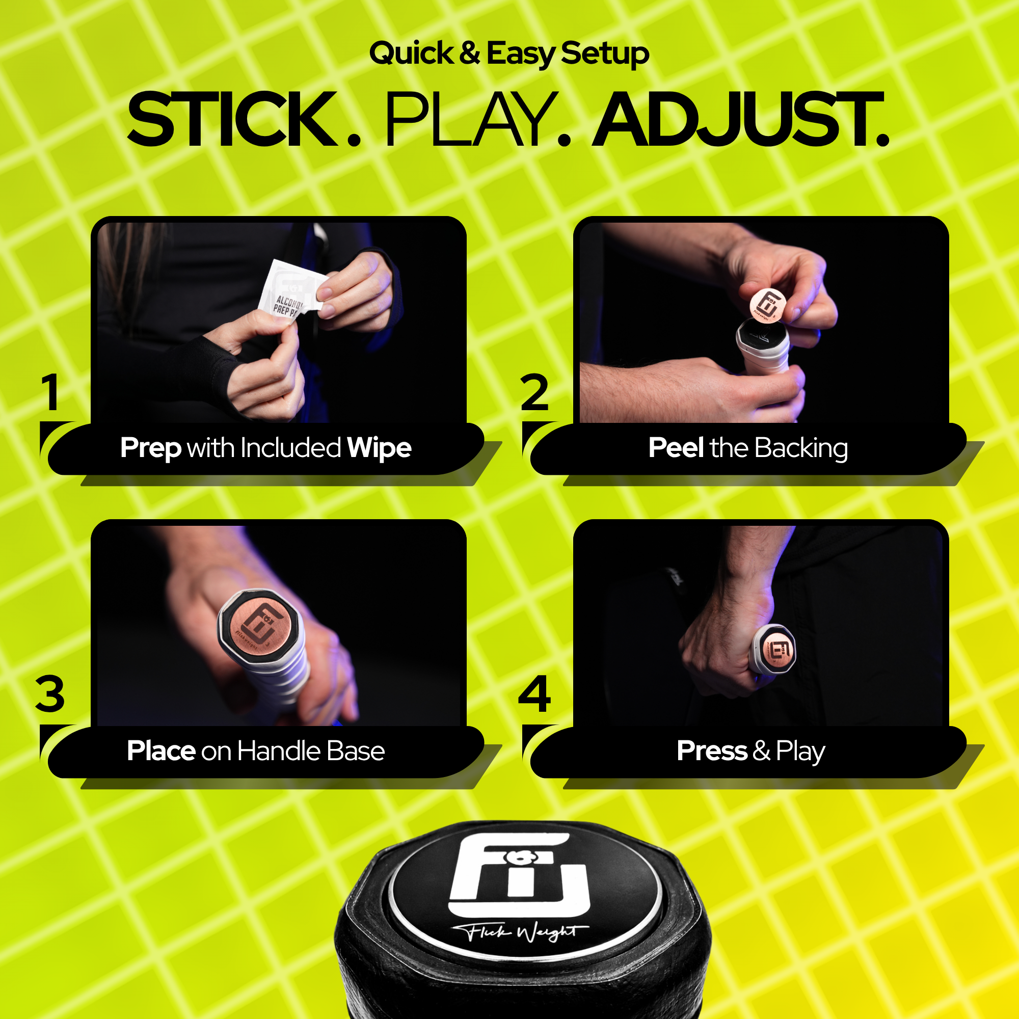 4 Pack - 3g, 6g, 9g, 18g