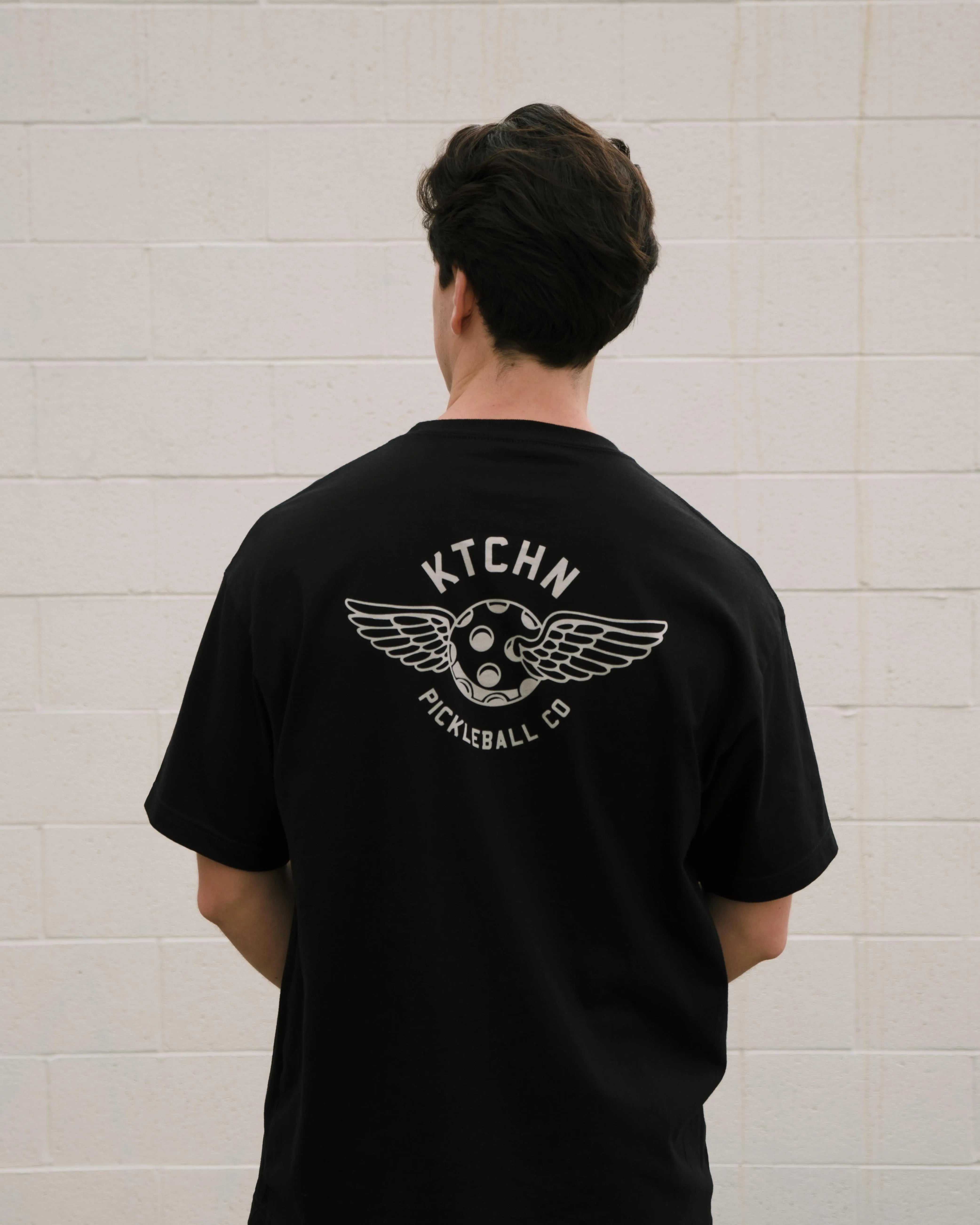 KTCHN Pickleball Co. Wing Pickleball Tee (Black)