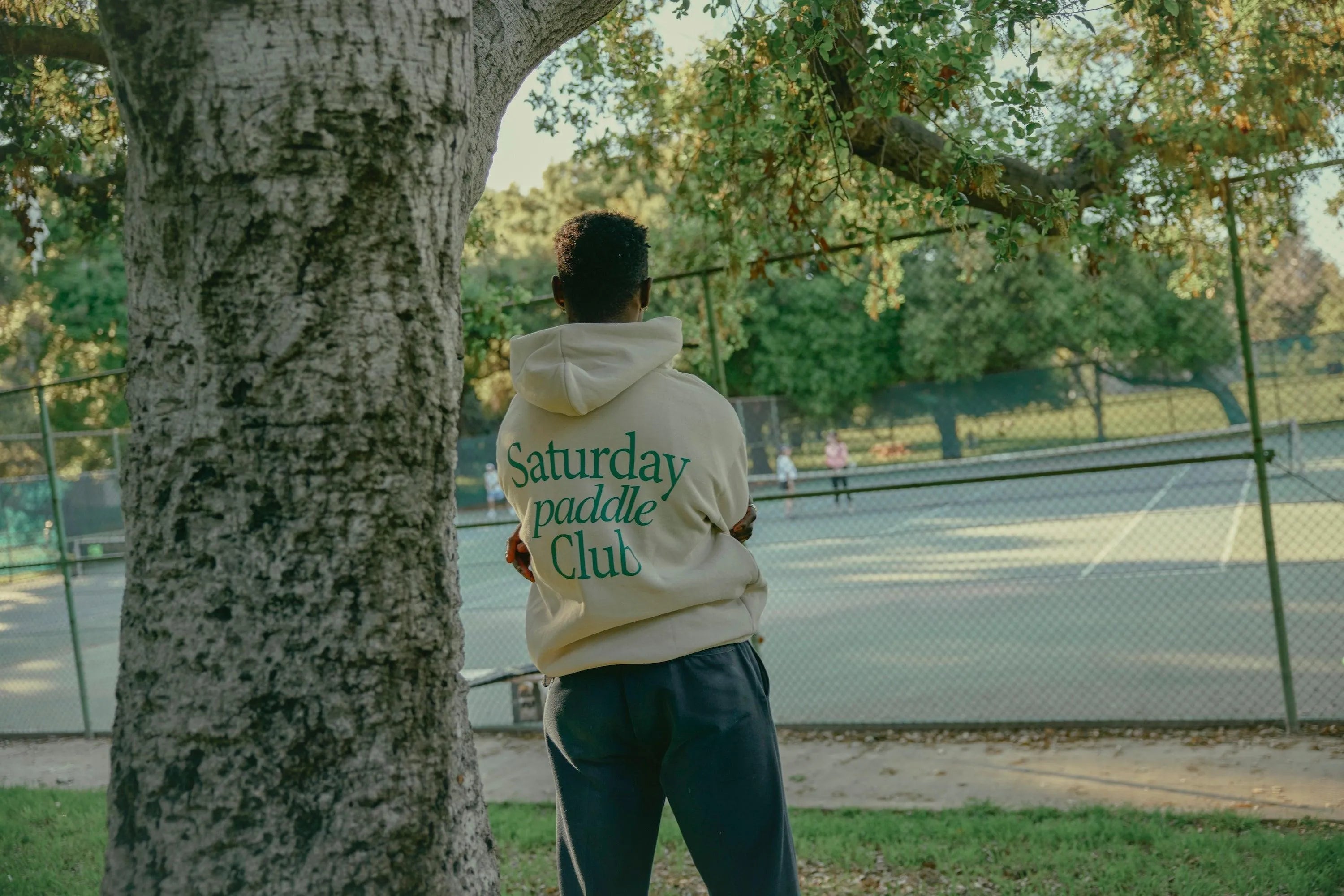 KTCHN Saturday Paddle Club Pickleball Hoodie (Ivory)