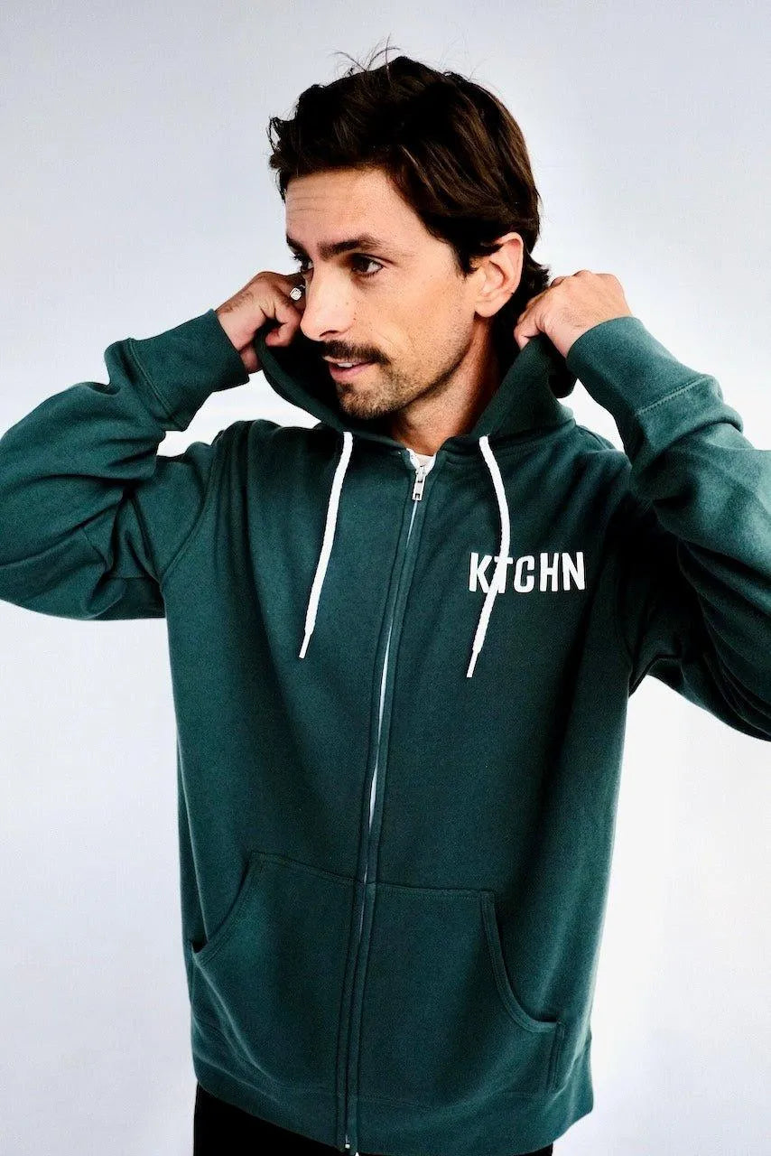 Sunday Morning Zip Pickleball Hoodie